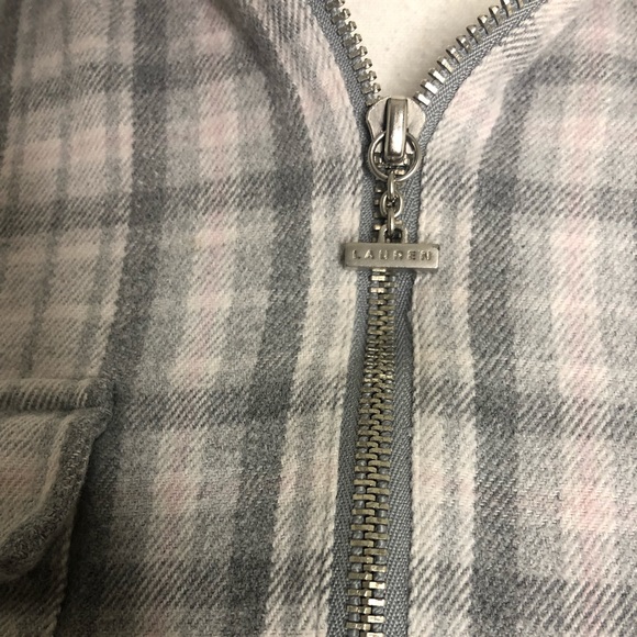 Lauren Ralph Lauren Flannel Plaid Long Sleeve Sz M - Picture 5 of 11